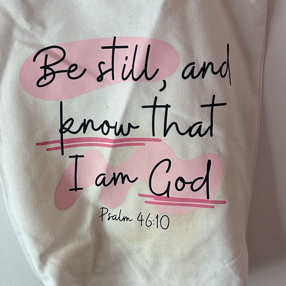 Inspirational White Tote Bag